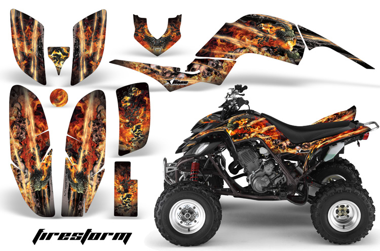 Yamaha Raptor 660 Firestorm - Black Design